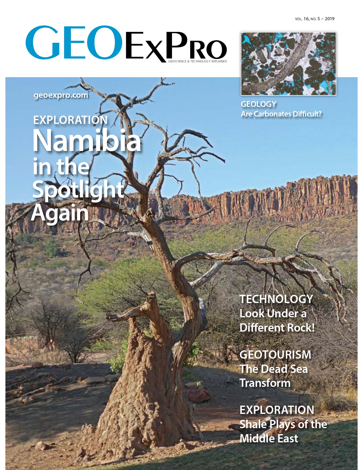 “Exploration Namibia in the spotlight again”-GEO ExPro Magazine 